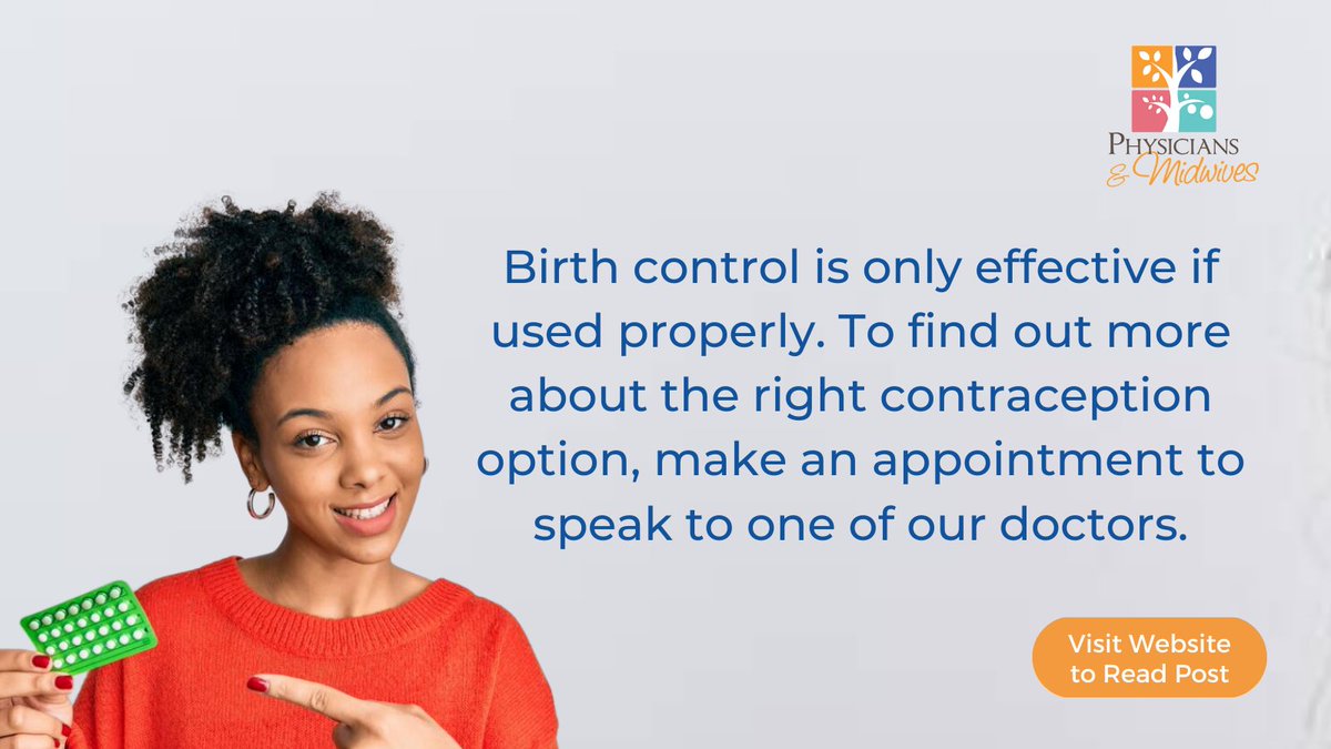 docsmidwives's tweet photo. When taken correctly, most forms of birth control are highly effective at preventing pregnancy. The choice of birth control generally comes down to personal choice and your own medical history.

Click below to read more...
https://t.co/srF19YGqmh https://t.co/SCpSFHtpe2
