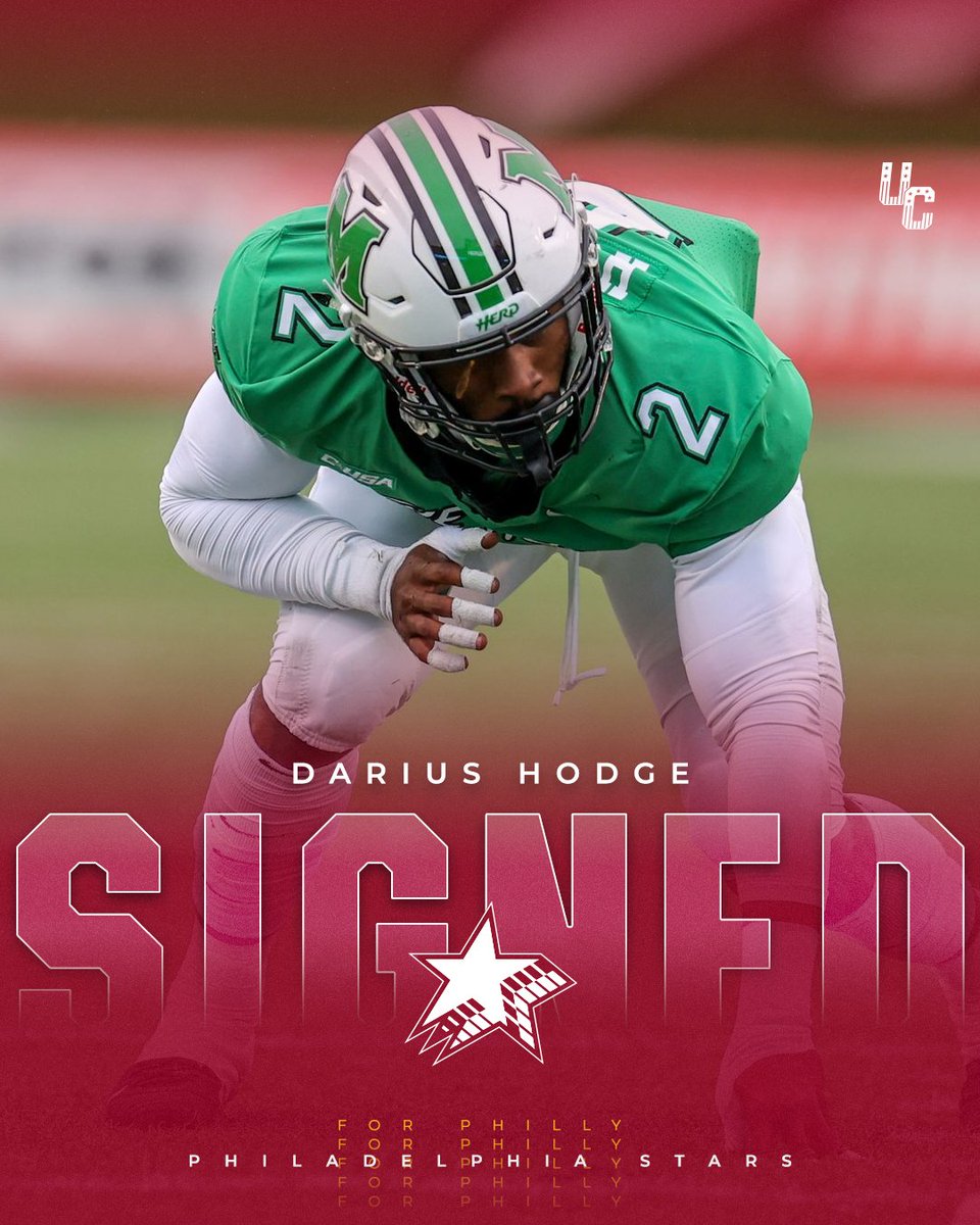 The Stars have signed OLB Darius Hodge from Marshall. Hodge went undrafted in 2021 but made the Bengals active roster. He was last on IR with the Dolphins and was released this offseason.

Welcome to the USFL, Darius!

#USFL #ForPhilly