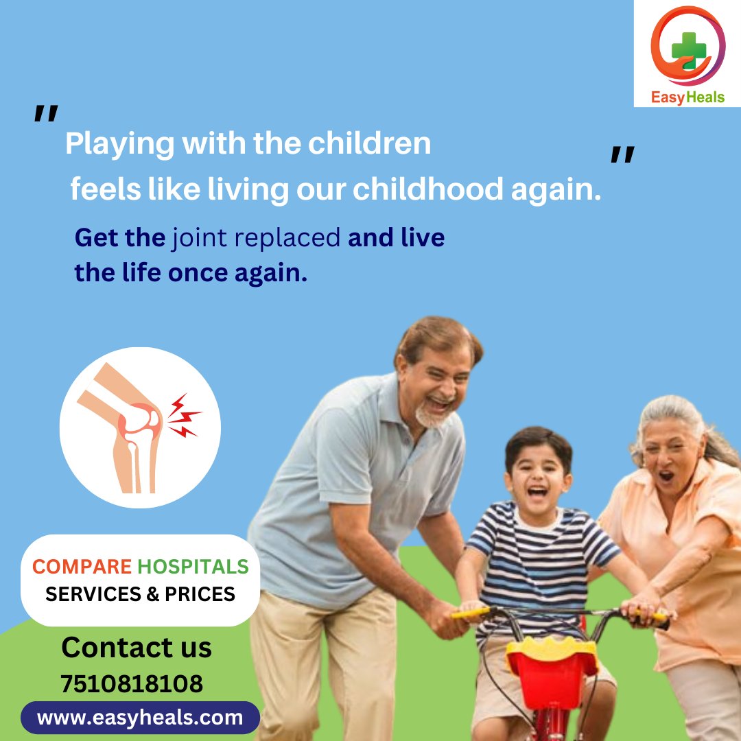 EasyHeals's tweet photo. Consult Best Knee Replacement Surgeons at Easyheals for Right Advice &amp;Treatment. 
Contact us 7510818108
https://t.co/YWTcvSGGzC
.
.
.
.
#kneereplacement #kneesurgery #easyheals #consulttoday #healthstartup #onlineplatform #digitalhealthplatform #digitalhealthcare https://t.co/rXHJpGzR5I
