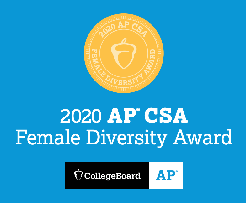 HB earned The College Board's Computer Science Female Diversity Award for attaining female student representation in both AP Computer Science and AP Computer Science Principles. HB is one of 64 schools to be recognized in both courses.

Read more at hb.edu/about/news/pos…