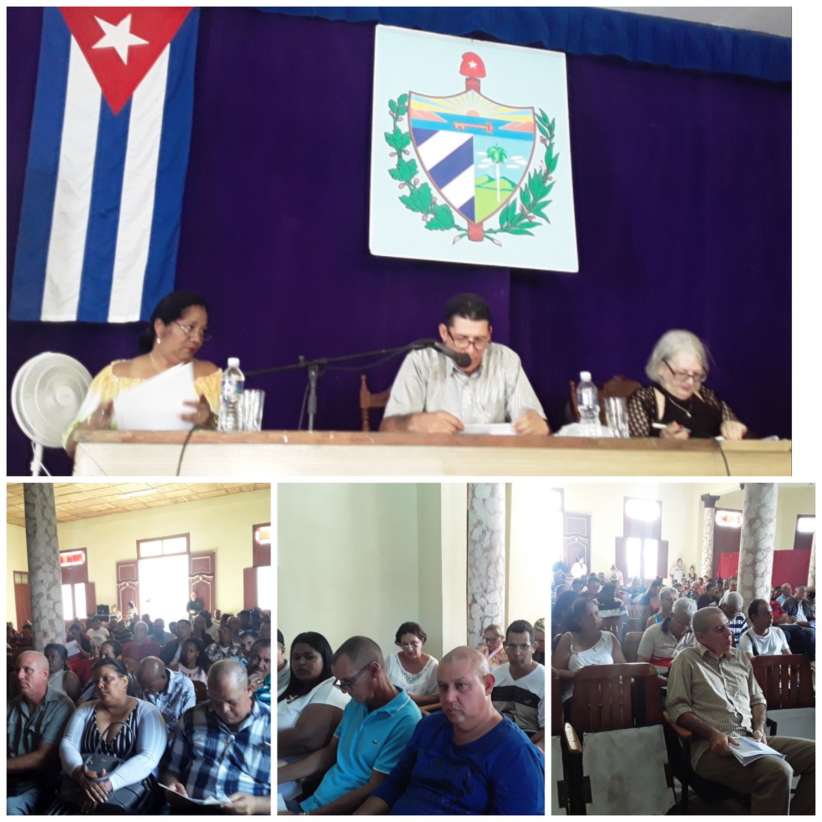 Inicia la II sesión ordinaria del XVIII período de mandato de la Asamblea Municipal del Poder Popular de #Nuevitas.