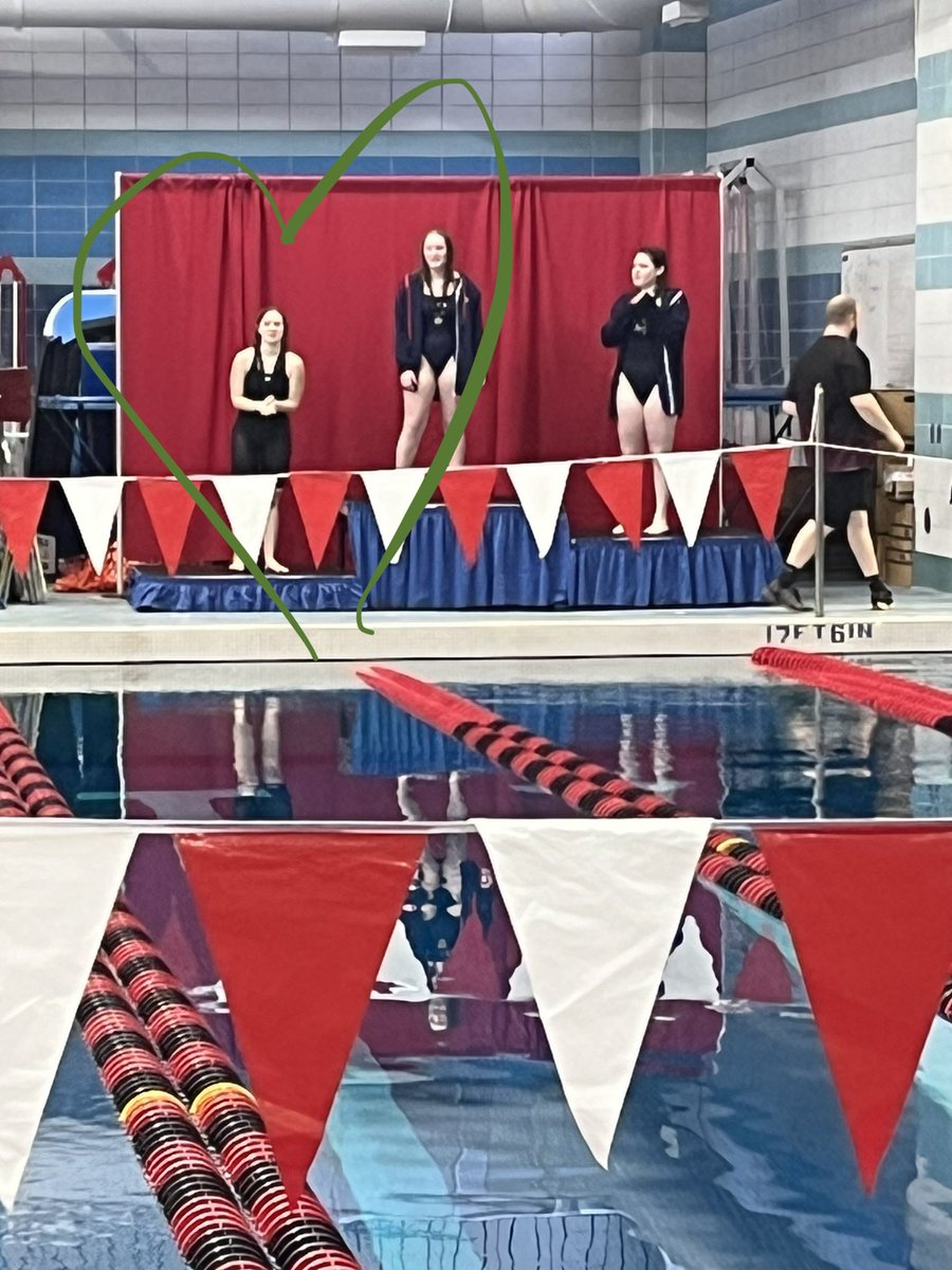 Sophia Stinson with a 3rd place finish in the 200 IM at SWOC