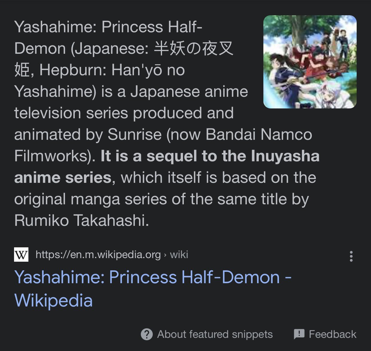 Yashahime: Princess Half-Demon - Wikipedia