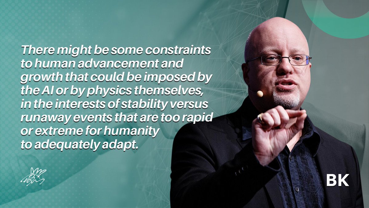 BrettKing's tweet photo. Reaching a state of optimal existence sounds like the stuff of science fiction. But what about when the underpinning science of AI is no longer fiction? We could get there, and fast. https://t.co/Epf0fzAGxR #technosocialism #optimalhumanity #ai https://t.co/NWB1DyQbtM