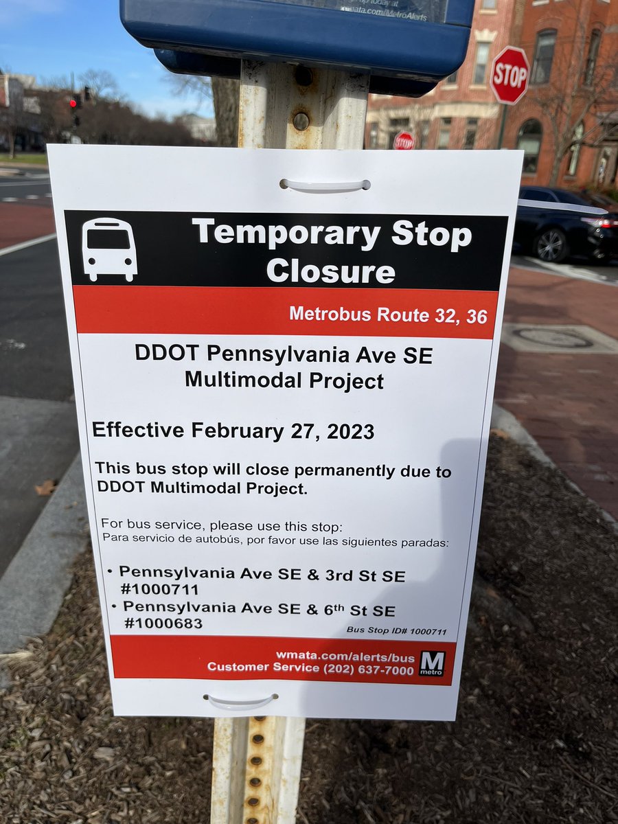 leacrusey's tweet photo. @wmata : is this notification of a *temporary* or of a *permanent* change? https://t.co/cgW0SRh4kW
