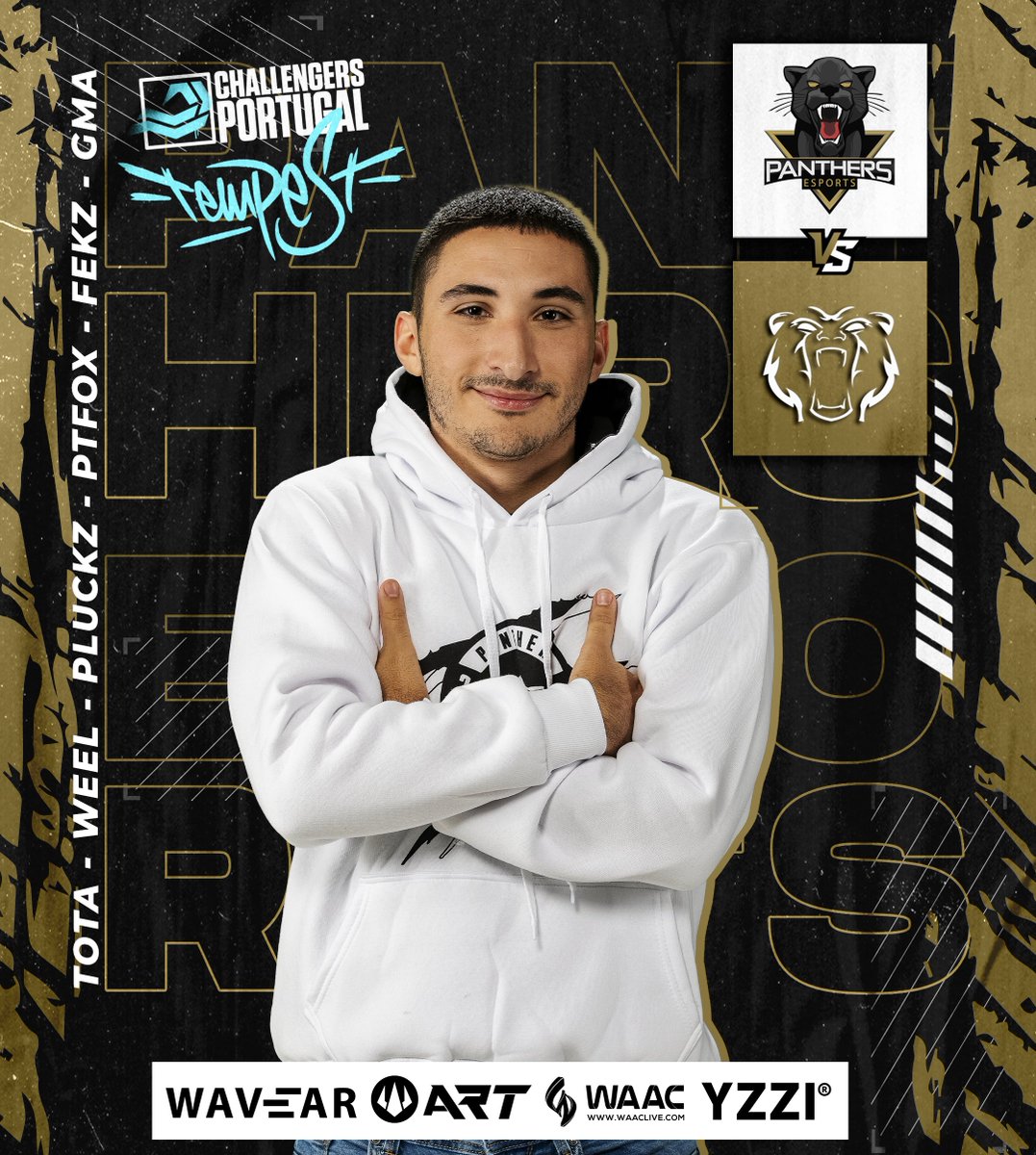 As panteras enfrentam os ursos numa grande luta para a Jornada 6 da <a href="/valleague_pt/">VALORANT Challengers Portugal: Tempest</a>🌊

Encontro marcado para as 18 horas na twitch.tv/valleague_pt📺

#GOPANTHERS #VALTempest