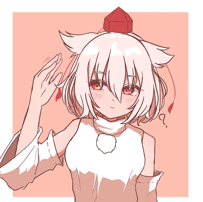 久しぶり椛未だに獣耳が有無がよくわからない #深夜の真剣お絵描き60分一本勝負 #犬走椛 