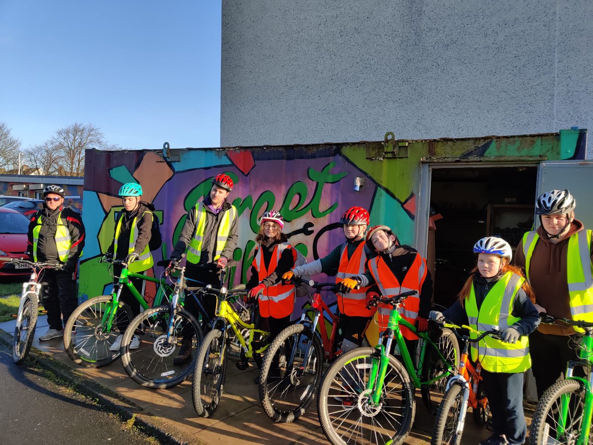 nick_ysortit's tweet photo. By popular request, today's StreetBikes went out to Knightswood BMX run 🚵‍♂️🚵🚵‍♀️

Blessed with a sunny day for the ride 🙂 

See the poster below and QR code to sign your child up for next Saturday if you haven't already. 

Details to follow on Wednesday for next Saturday's ride! https://t.co/kAn2mQ7Gmb