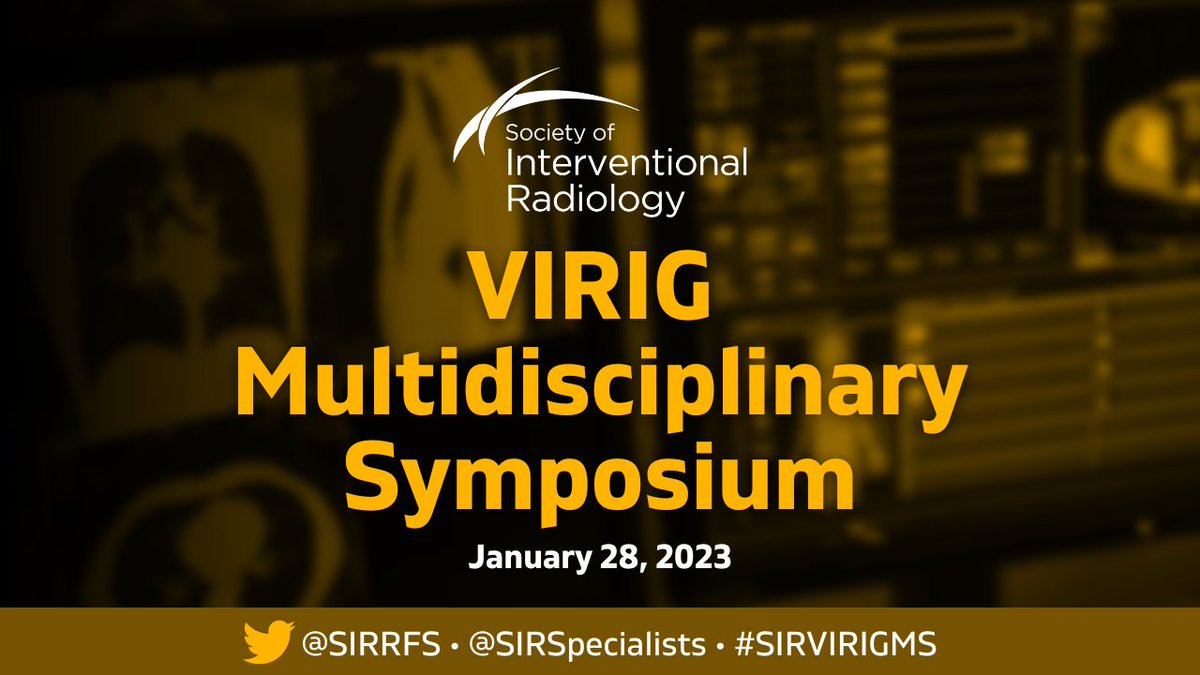 Happening now! <a href="/SIRRFS/">SIR RFS</a> <a href="/SIRspecialists/">Society of Interventional Radiology</a> #SIRVIRIGMS <a href="/SusanShamimi/">Susan Shamimi-Noori MD MSEd</a> <a href="/KyleCooperMD/">Kyle Cooper</a> <a href="/TheRealDoctorOs/">Osman Ahmed</a> @ozenmerveMD