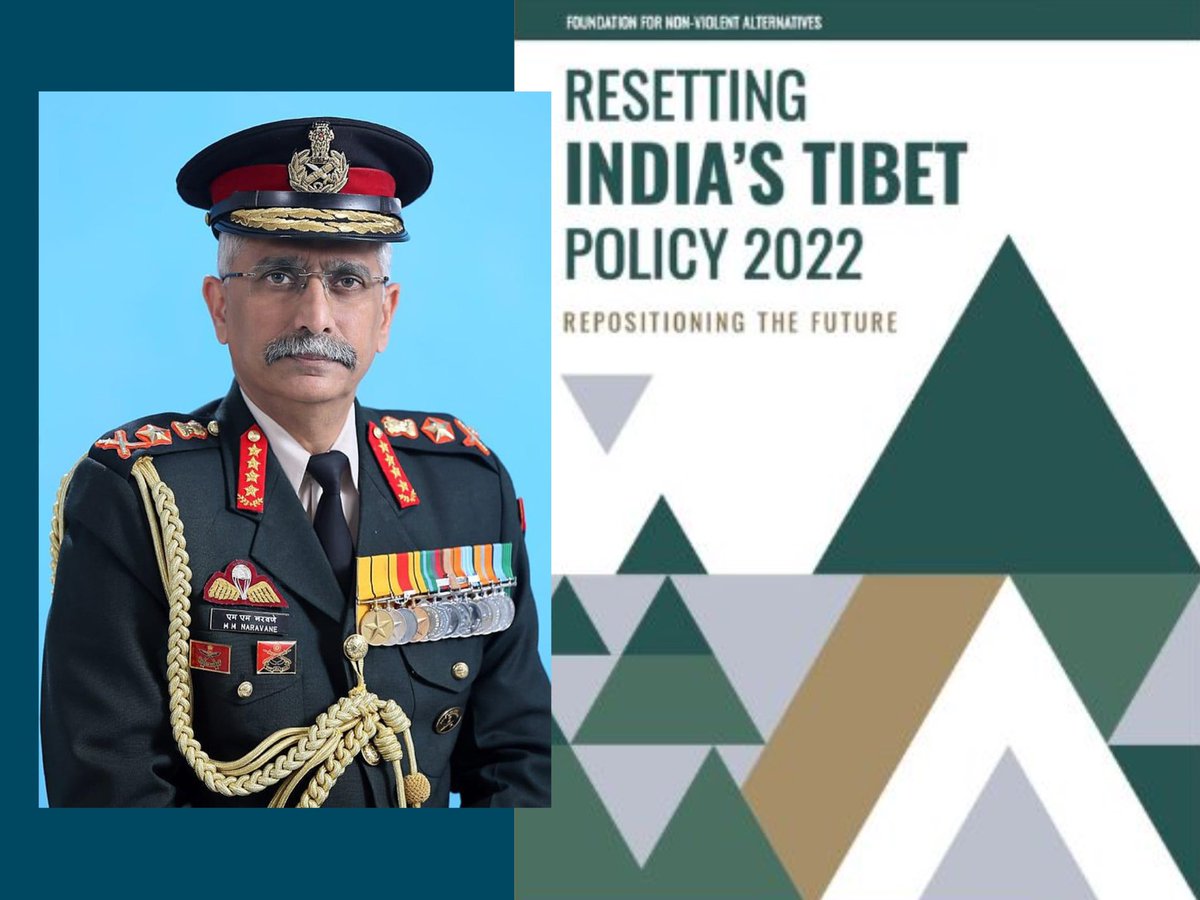 kalsang_jigme's tweet photo. “India never shared border with China and Tibet was an independent country”, said General MM Naravane, @ManojNaravane Former Chief of Indian Army during the launch of #FNVA @ForFnva report on ‘Resetting India’s #Tibet Policy 2022’ in Delhi @narendramodi @ndtv @VOATibetan https://t.co/1chZnwYQnT