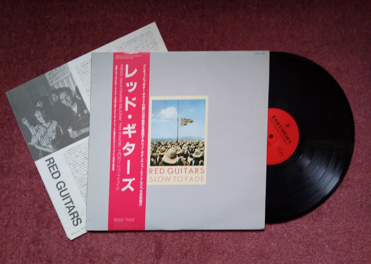 Slow to Fade in Japan 
#redguitars #slowtofade #japanesevinyl #vinyl