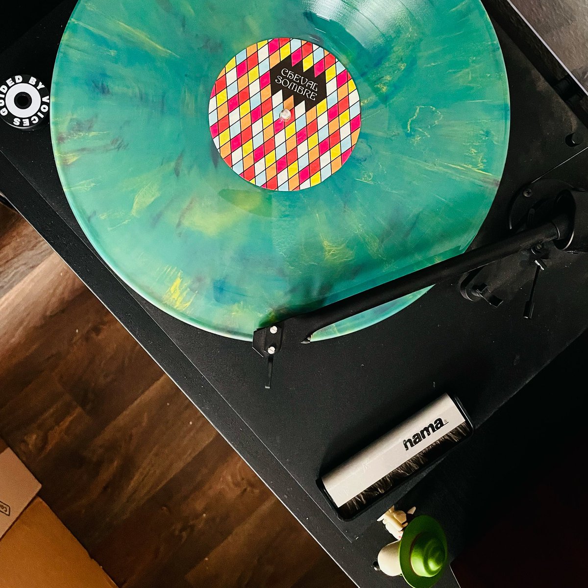 JVT (@dotsandloopsmcr) on Twitter photo Finally getting somewhat settled into the new house - loads needs doing, but I’m too sick this weekend. <a href="/cheval_sombre/">Cheval Sombre</a> takes the honours of first spin.
Sent from the sofa, where I’m trying not to throw up.
Thanks to @FatElvisRecords for digging one of these out for me. Finally getting somewhat settled into the new house - loads needs doing, but I’m too sick this weekend. <a href="/cheval_sombre/">Cheval Sombre</a> takes the honours of first spin.
Sent from the sofa, where I’m trying not to throw up.
Thanks to @FatElvisRecords for digging one of these out for me.
