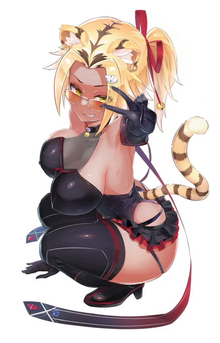 #見た人も無言で黒い何かを上げる 