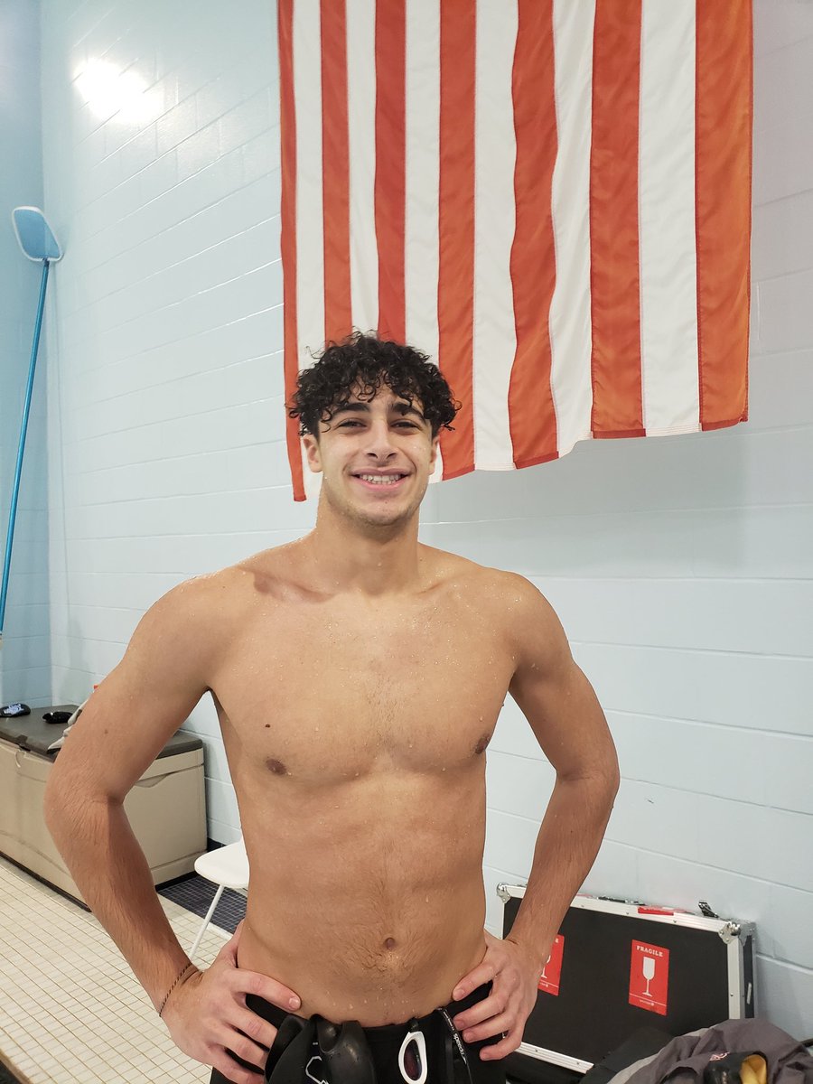 OBHS Swim Team School Record Alert!  Shereef Ellithy, 50 freestyle,  22.51!