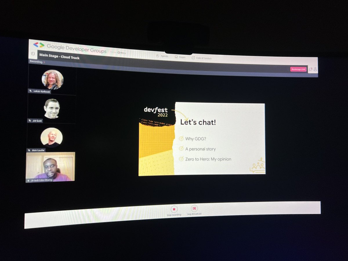 hinsikak's tweet photo. Listening to @aniediudo speak at #DevFestBoston reminds me of how much I did miss him at events. 😁 https://t.co/5UDpAW0lkb