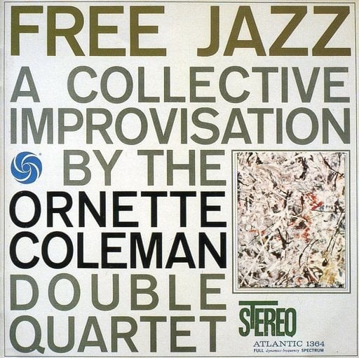 #OrnetteColeman used #Pollock's painting “White light”, 1954, on the cover of his LP 'Free Jazz'. Ornette said, 'It's not random, he knows what he's doing. He knows when he's finished. But still it's free form.' He recognized the parallels between his own work & Pollocks.