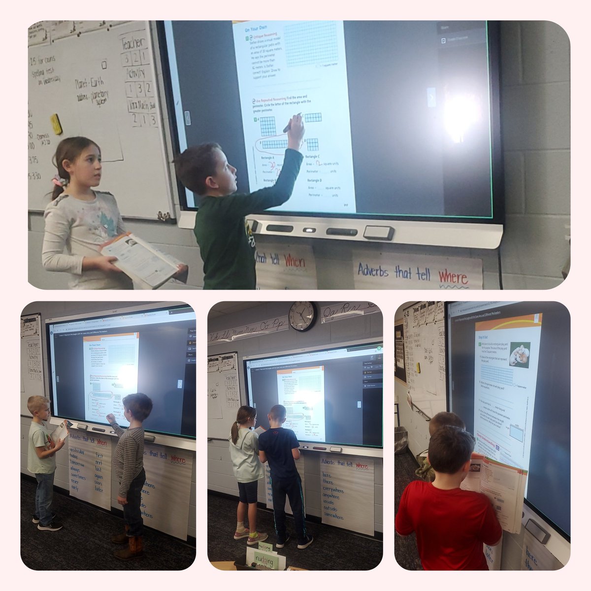 ashleyarbuck's tweet photo. When students become teachers! They love working with a partner to solve math problems then explain to their classmates how they solved the problem! #emwolves https://t.co/itrS3pRDkq