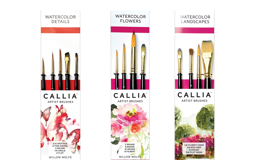 WillowWolfe's tweet image. I LOVE making new brush sets! I also LOVE painting and in this latest release of brush sets you can find both!  Artwork and brushes to delight the senses. These are our new watercolor brushes sets! 
.
.
.
.
#willowwolfe  #lovetopaint #learntopaint #weknowcolour #paintingclasses
