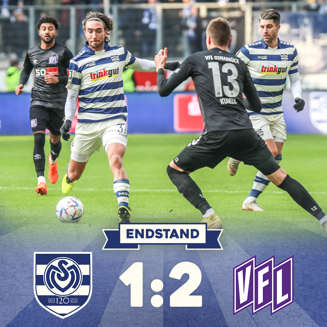 MSVDuisburg's tweet image. Da war mehr drin...Wir verlieren mit 1:2 (0:2) gegen den VfL Osnabrück.😩

1:2 | #MSVOSN #3Liga #120JahreMSV