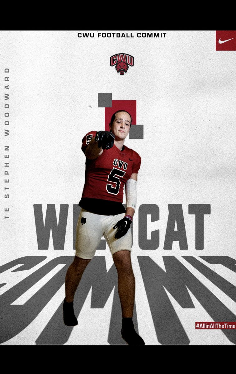 Stephen Woodward (@stephwoody05) on Twitter photo Extremely excited to have officially committed to Central Washington University! Excited for the next couple years of my journey!
<a href="/coachtmyers/">Torrey Myers</a> <a href="/CoachFisk/">Chris Fisk</a> <a href="/CWUFB/">CWU Football</a> <a href="/coachpicha/">John Picha</a> <a href="/NorthCreekFB/">North Creek HS Football</a> Extremely excited to have officially committed to Central Washington University! Excited for the next couple years of my journey!
<a href="/coachtmyers/">Torrey Myers</a> <a href="/CoachFisk/">Chris Fisk</a> <a href="/CWUFB/">CWU Football</a> <a href="/coachpicha/">John Picha</a> <a href="/NorthCreekFB/">North Creek HS Football</a>