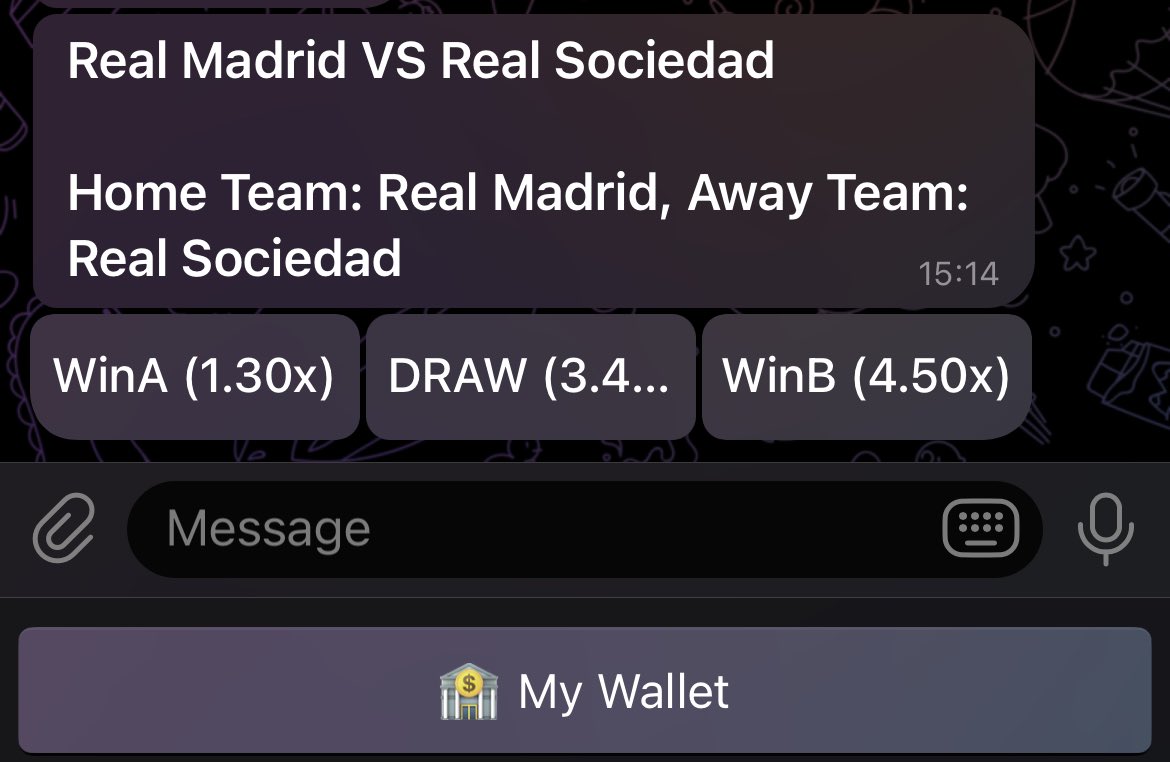 🧙‍♂️ Don’t forget that you can place your bet on our Utility Platform!

⚽️⚽️⚽️⚽️

🇪🇸 #RealMadrid v #RealSociedad 🇪🇸

- Deposit $HSB tokens into your Telegram wallet &amp; click “Burn to bet”

⚠️Platform: t.me/xHazard_Bot

$XRP $Hbar #Ripple $Algo $XLM