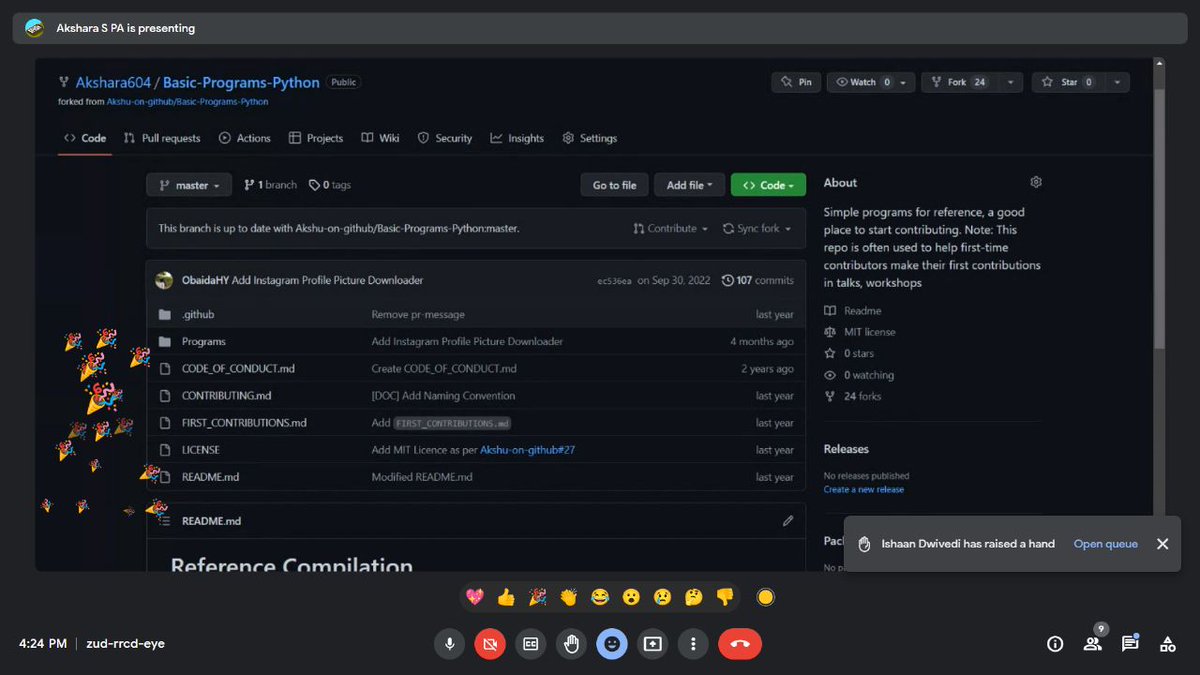 CodezillaClub's tweet image. Had a brief informative session on personalizing Github profile with the team!