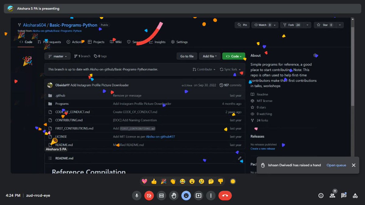 CodezillaClub's tweet image. Had a brief informative session on personalizing Github profile with the team!