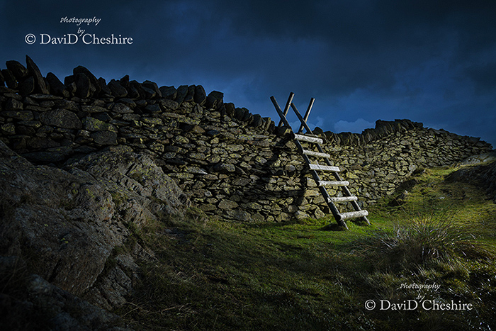 Black Crag near #Coniston in the #LakeDistrict. The sunset was a non-event, time for a spot of #Paintingwithlight. Truth is, I didn't want to make the hour long walk back in the dark without having taken a single shot. #photo #landscapephotography