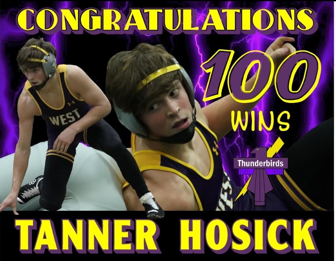 Congrats @TannerHosick ! 💯 