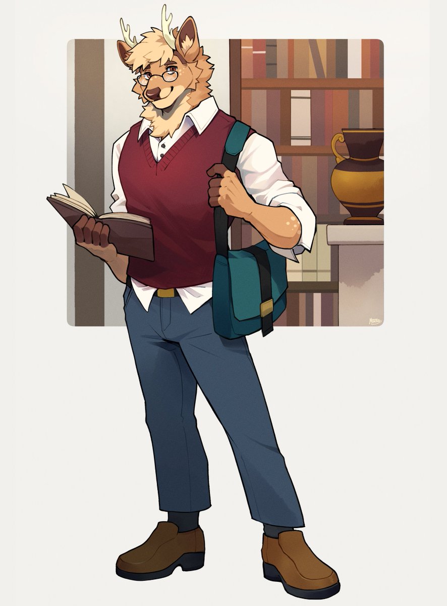 Mintealon's tweet photo. 🦌📚 https://t.co/3ounmw30Cx