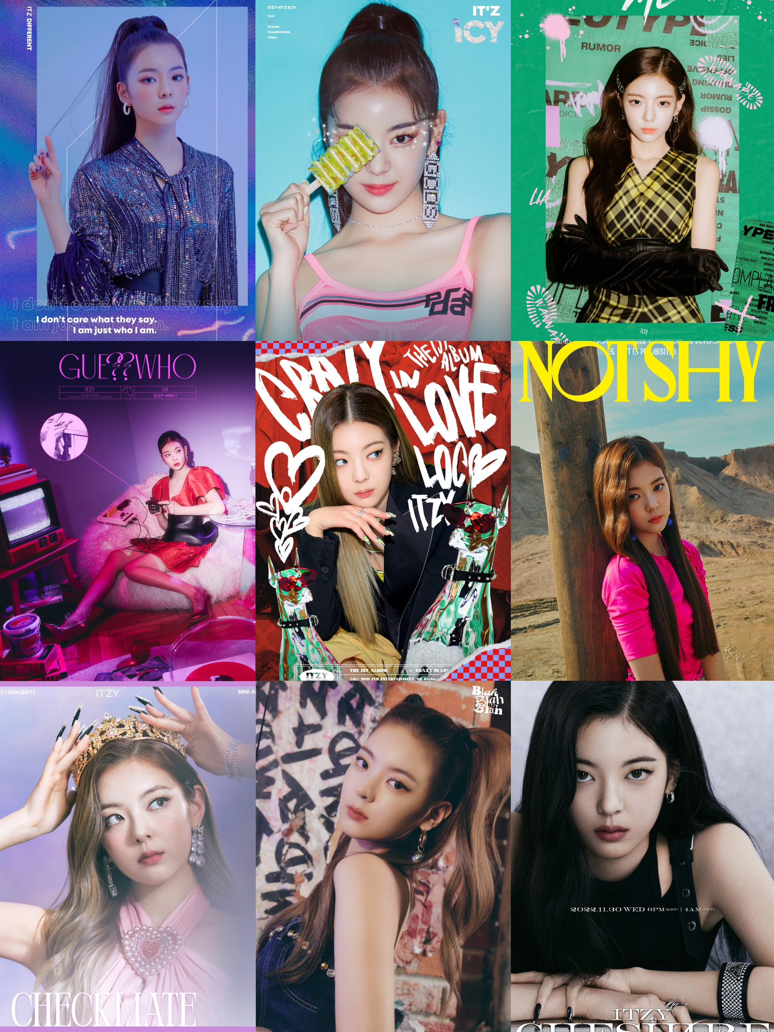 ITZY チェキ　イェジ ITZY チェキ イェジ