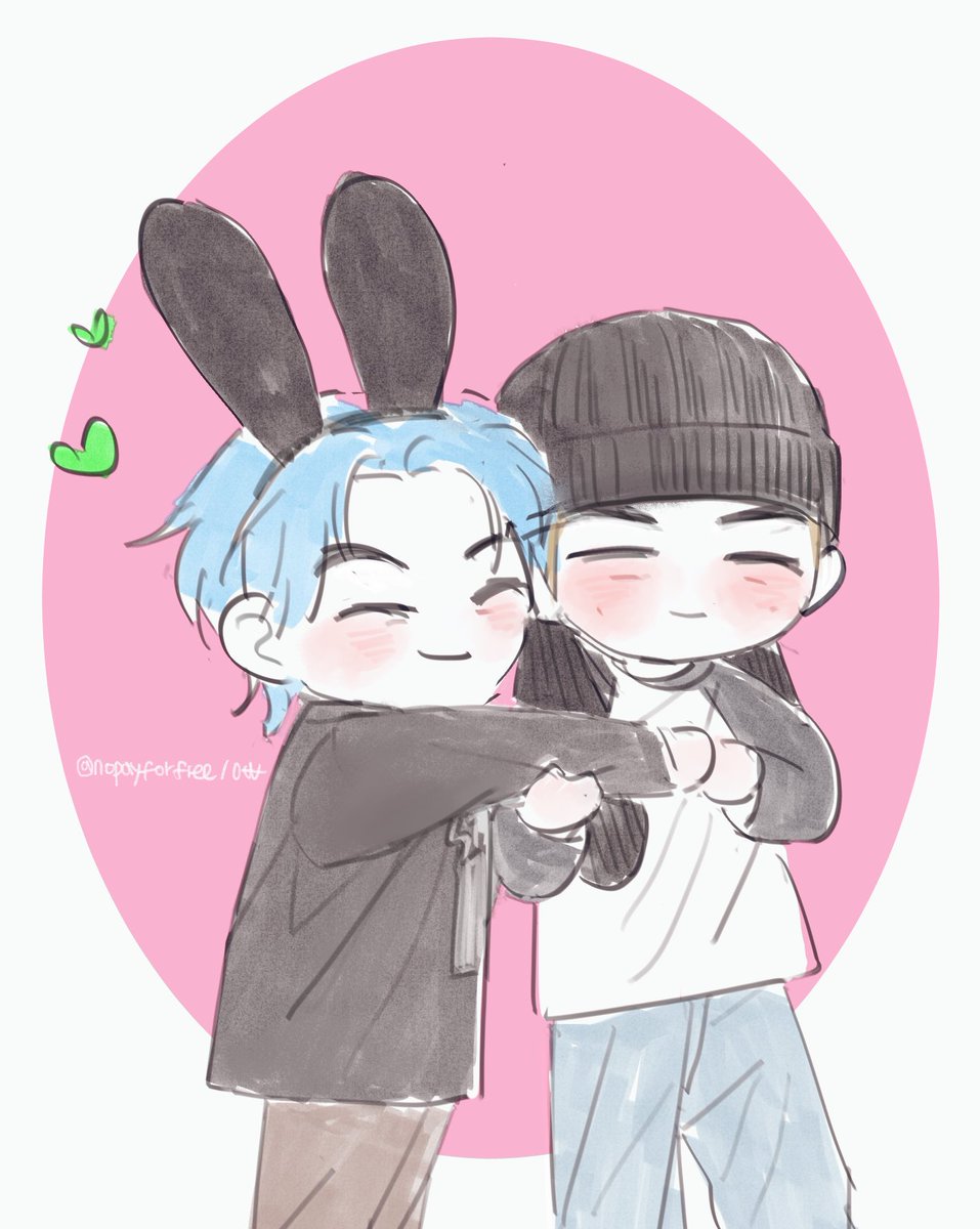 nopayforfree's tweet photo. 2 Rabbits #맠재 #Markjay https://t.co/P0Yq3e32jZ