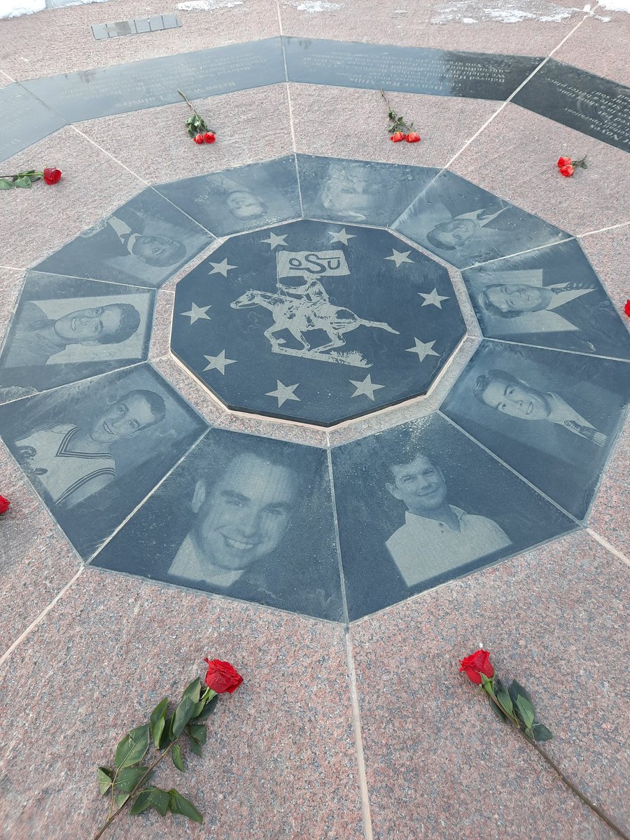 babsldurkee's tweet photo. @coachcolin_osu @OSUMBB The memorial in Strasburg, Colorado- January 28th, 2023. https://t.co/3sMcxEppgh