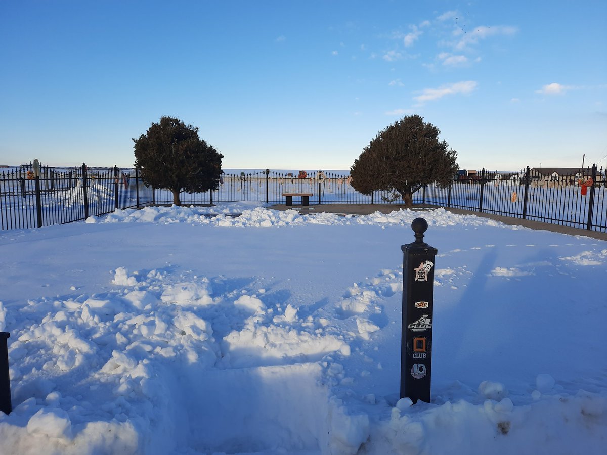 babsldurkee's tweet photo. @coachcolin_osu @OSUMBB The memorial in Strasburg, Colorado- January 28th, 2023. https://t.co/3sMcxEppgh