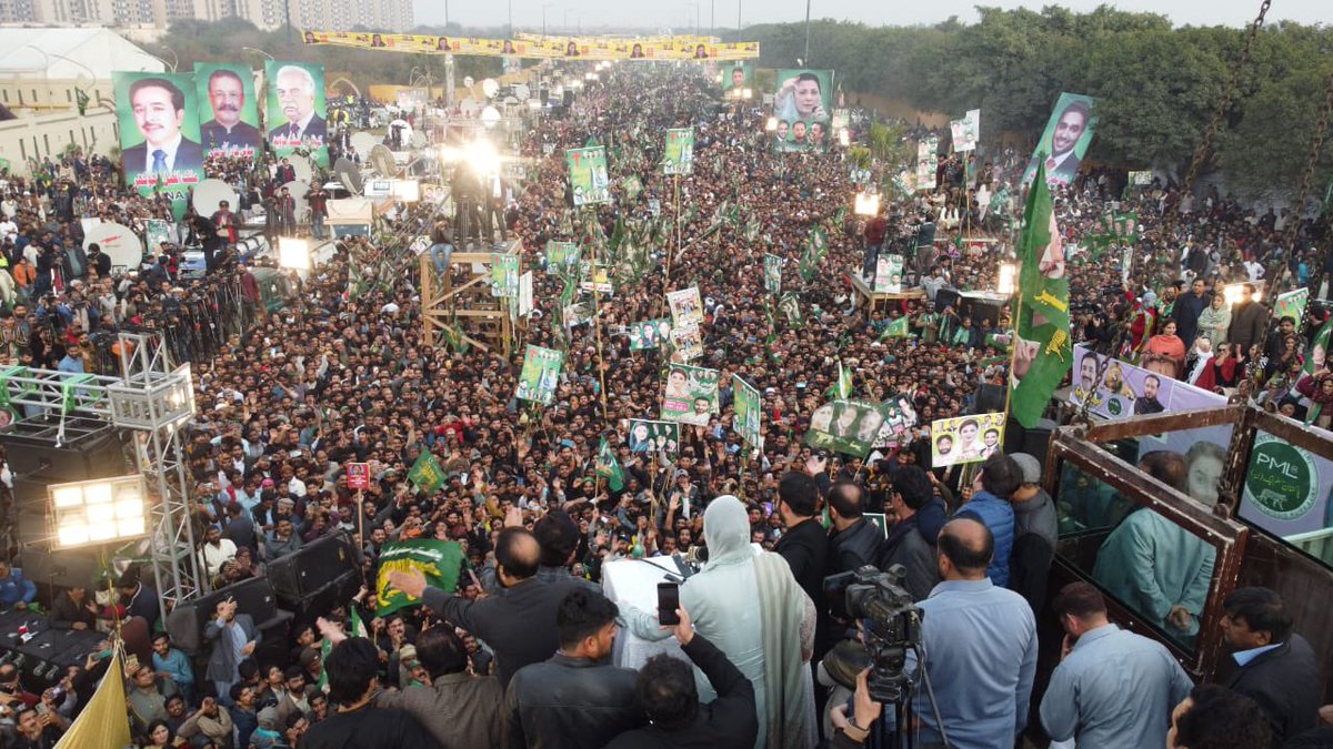 مسلم لیگ ن کی مقبولیت میں کوئی بہت زیادہ ڈینٹ محسوس نہیں ہورہا ایسا تاثر ملا ہے کہ مریم نواز شریف ڈیمج کنٹرول کر لیں گے ایک بہترین شو رہا ۔