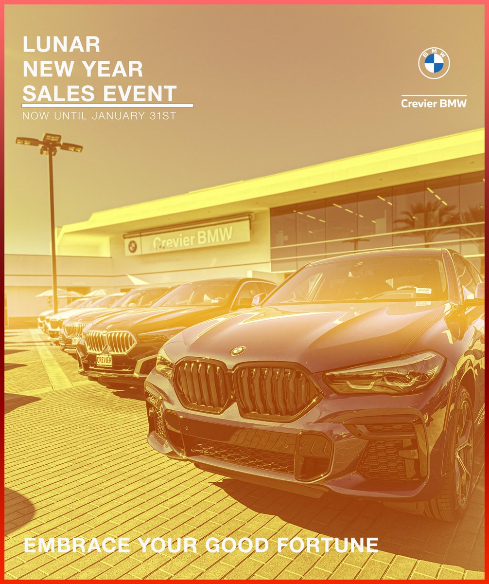 The Crevier BMW's Lunar Year Sales Event is going on now till January 31st!✨ #Lunaryear #SalesEvent