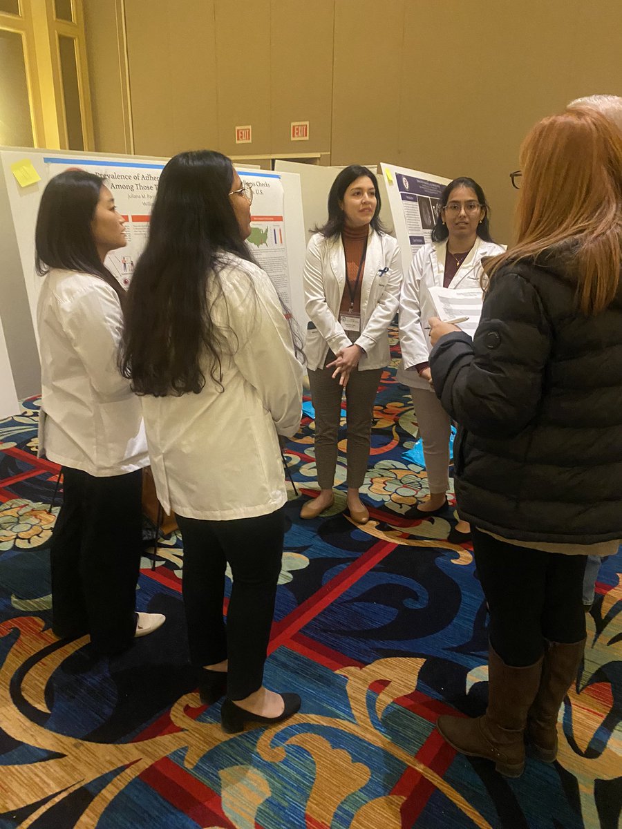 DOsofMOMA's tweet photo. We had over 40 poster presentations  for our Trainee Poster Competition. We are so proud of @WCUCOMDO students, and we thank them for participating! Poster awards will be announced this afternoon. #StudentsofMOMA https://t.co/nPkrwbZ5cy