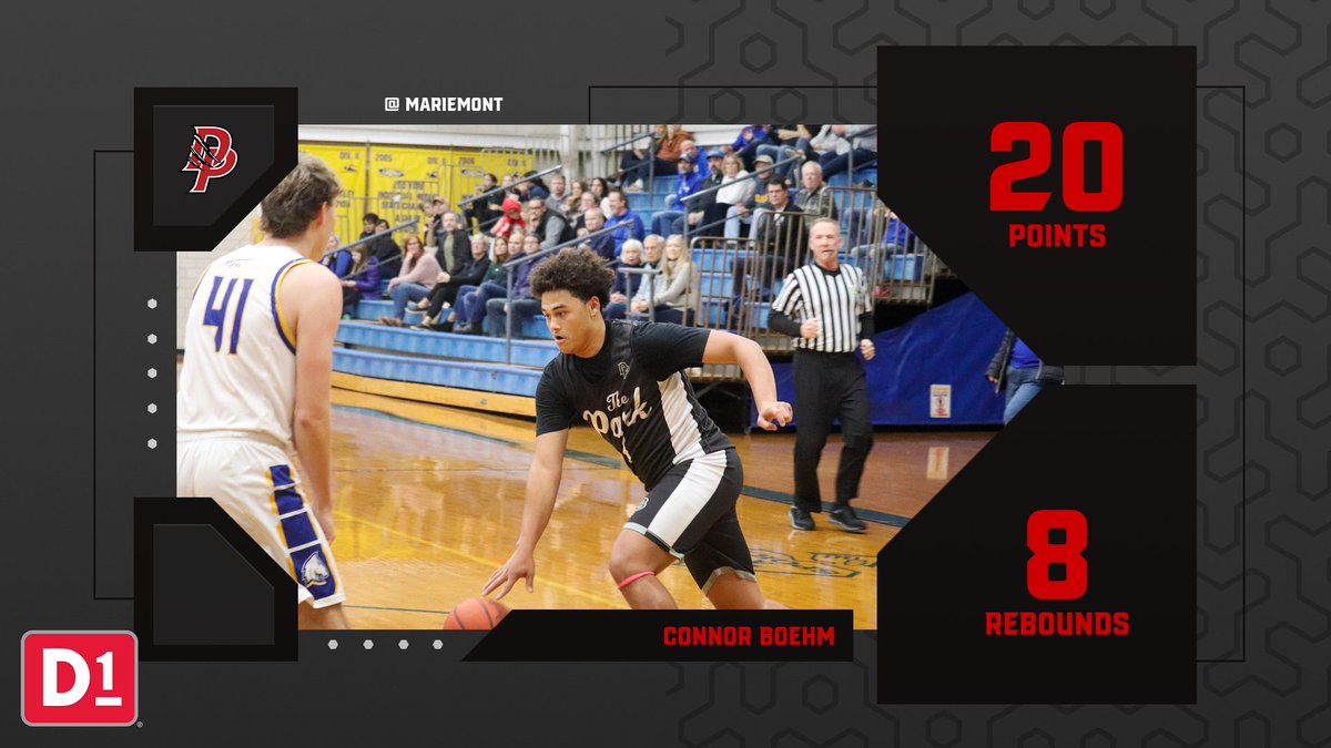 Senior Connor Boehm led the way in last night's game at Mariemont.