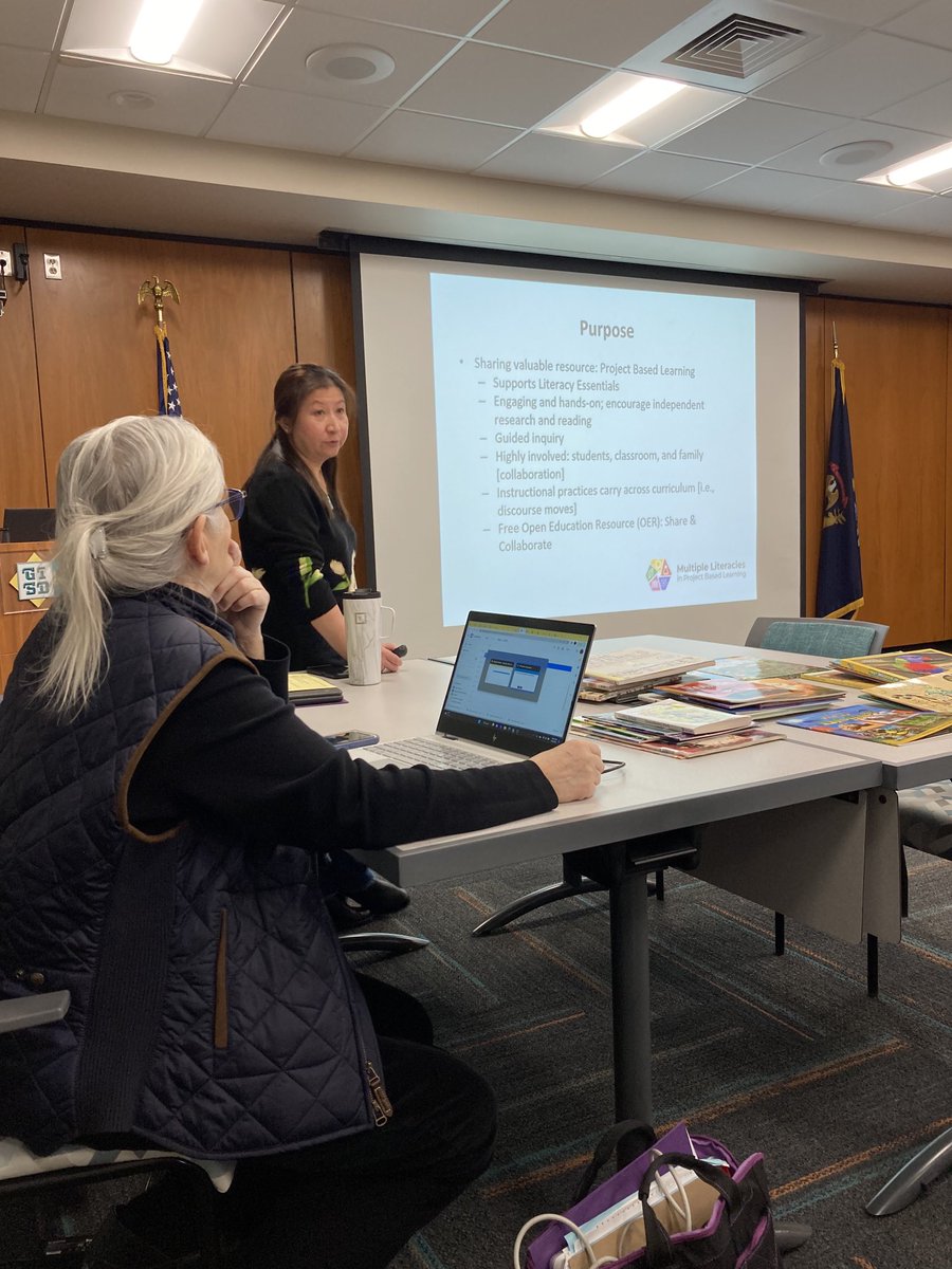 sandycook29's tweet photo. Thuyen Kaczor presenting at Genesee County Literacy Conference on Project Based Learning ⁦@DieckSCCS⁩ ⁦@swartz_creek⁩ https://t.co/qQsTyFMTpW