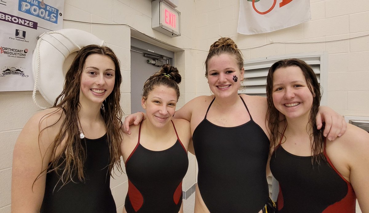 BG Bobcat Swim Team (@bobcatswim) on Twitter photo Great Swim for the Girls 200 medley relay of Maddy Desmond, Maggie Layne, Ella Billiot, and Ela Ostrowski! 3rd place finish at NWOAC Championships with a PR for the season! <a href="/BGHS_AD/">BGHS Bobcat Athletics</a> Great Swim for the Girls 200 medley relay of Maddy Desmond, Maggie Layne, Ella Billiot, and Ela Ostrowski! 3rd place finish at NWOAC Championships with a PR for the season! <a href="/BGHS_AD/">BGHS Bobcat Athletics</a>