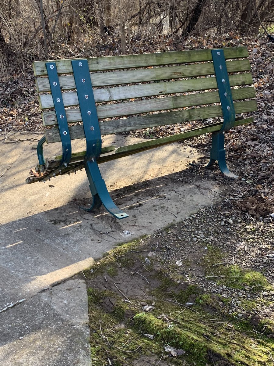 deleonrandy's tweet photo. @MetroParksNash making sure you all have this on your radar for repairs.  This is along greenway by Stones River rd. https://t.co/mKXUZj63Pg
