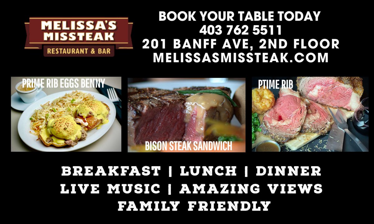 Melissa's Missteak (@melissasbanff) on Twitter photo 
