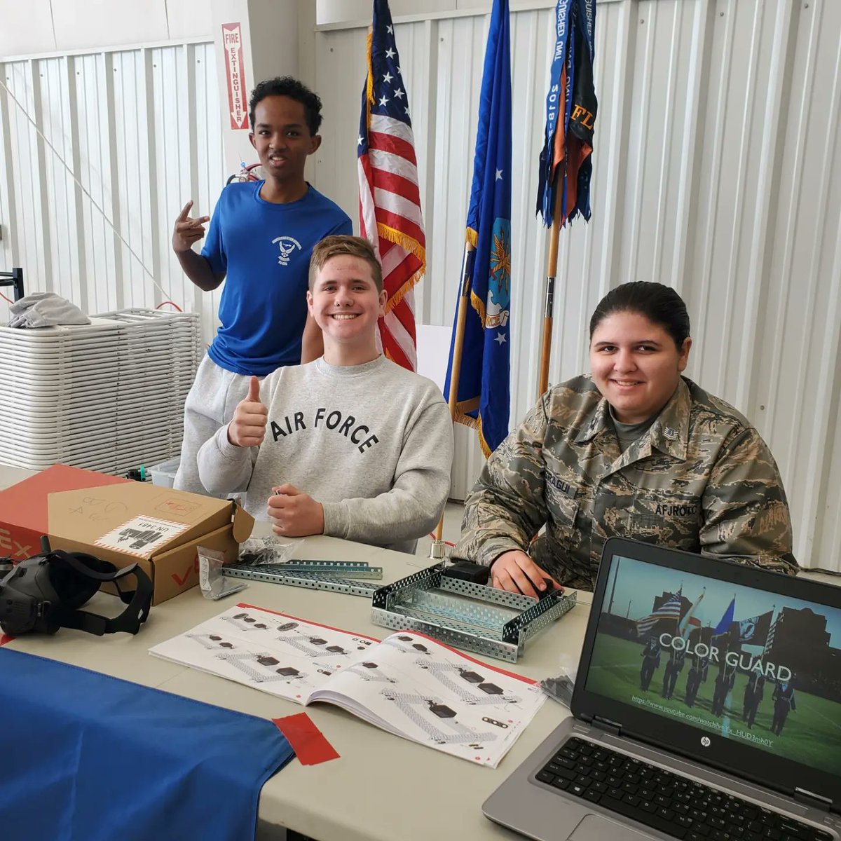 mpfeiffer1970's tweet photo. SHS AFROTC and Aviation rocking Aviation Day, GO NOLES! https://t.co/oSXKAaZxOj
