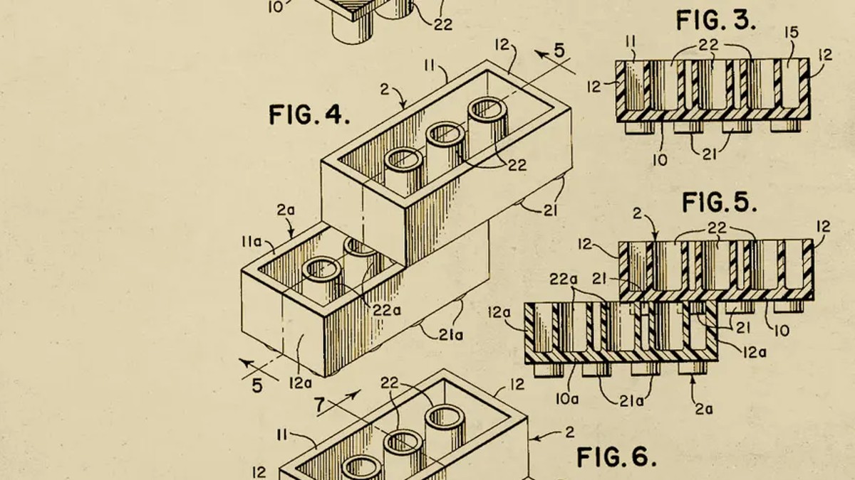 BrickFanatics's tweet photo. The patent for the classic LEGO brick is officially 65 years old today, January 28, 2023, as International LEGO day is here again.

https://t.co/KfWrtYt0mN

#LEGO #InternationalLEGODay #Patent https://t.co/5xpbaK9T4k