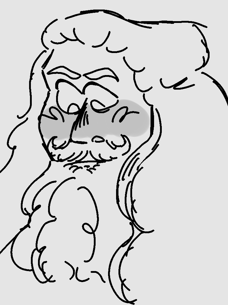 nardzball's tweet image. Simple Ed sketch, what's he thinking about?

#ofmd #OurFlagMeansDeath #edteach #blackbonnet #gay