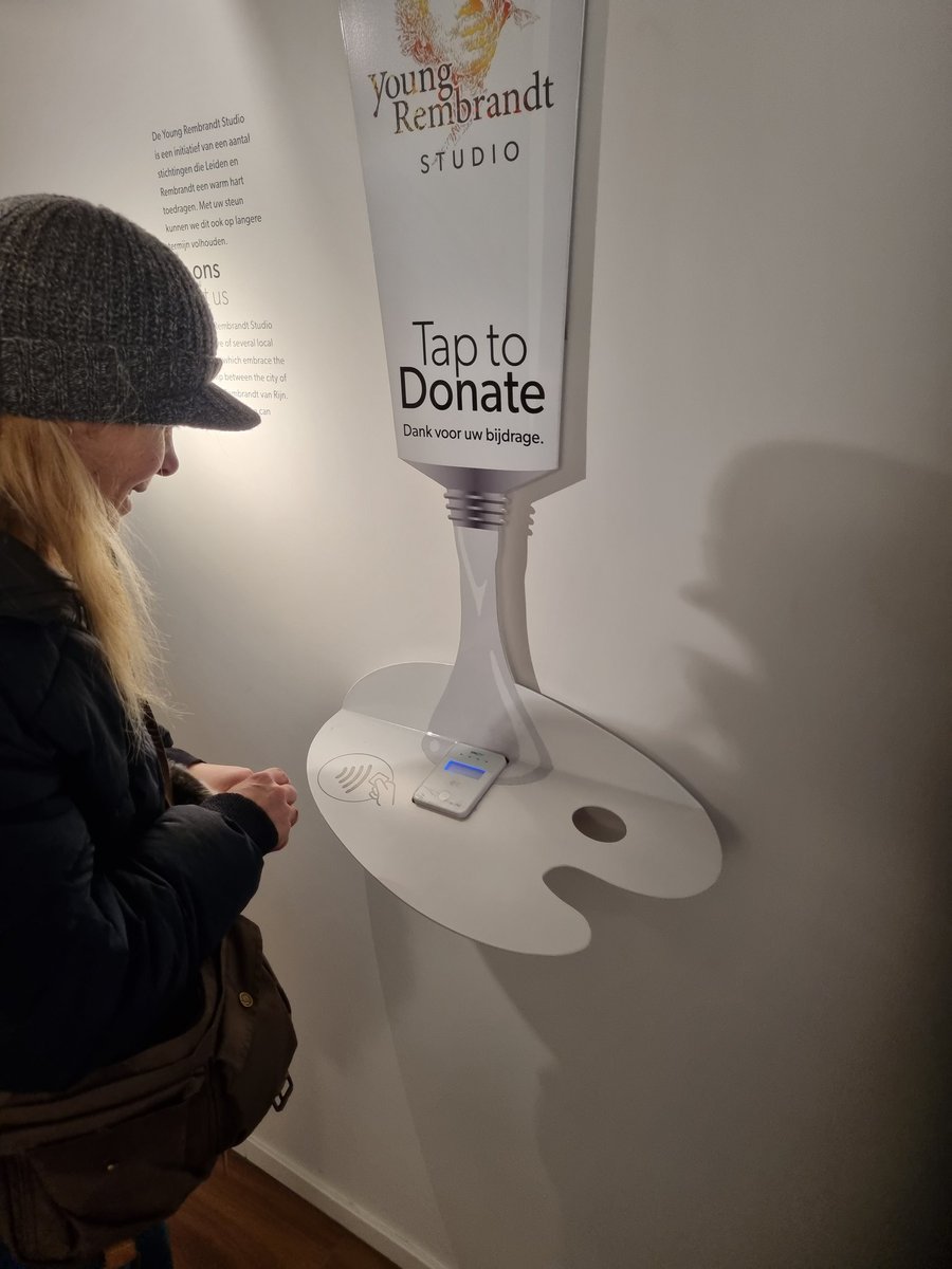 Only in the Netherlands. #contactless donations.