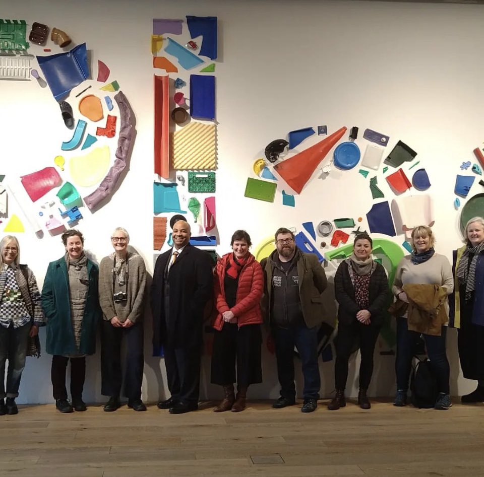 steve_colmer's tweet photo. Great day out in Dundee yesterday with the @AppliedArtsScot AGM in the morning - which was a fantastic opportunity to catch up with some people that I’ve only interacted with online &amp; meet new friends. 
Plus the chance to visit the amazing Plastics exhibition at the @VADundee https://t.co/LNS0W9yL6a