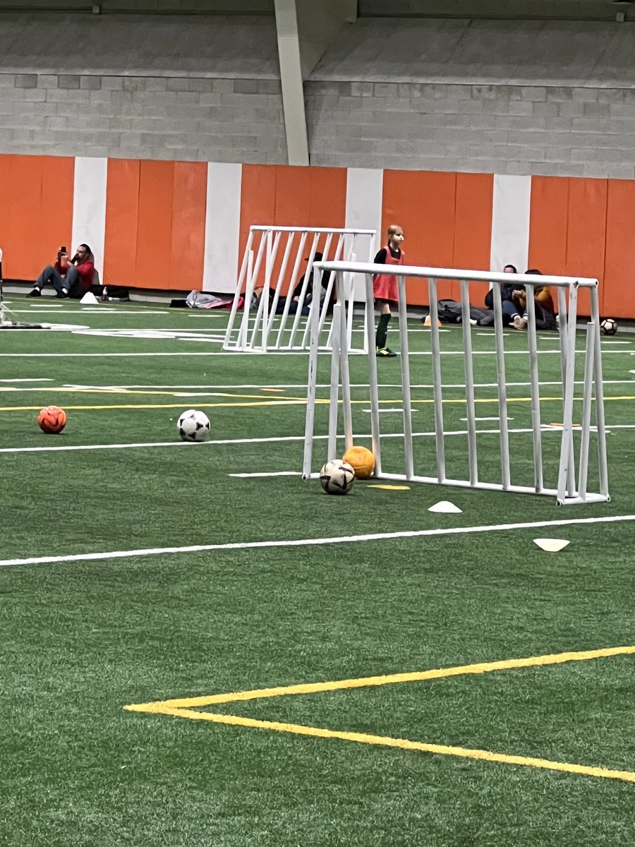 She will take every opportunity to get in that goal. We joke and say she found her home. Funny because all last fall she complained about being her travel teams only keeper. I think she secretly loves it.