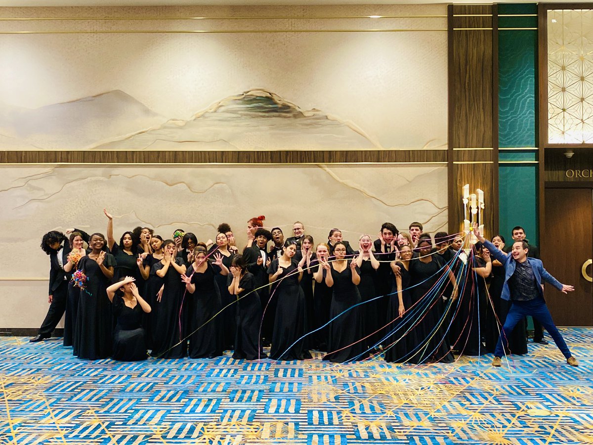 DsaVocal's tweet photo. It was such an honor to perform at the CCSD State of the Schools Address in the Resorts World Hotel. DSA Singers performed “This is Me” from the Greatest Showman. We are so grateful for this opportunity! #dsa #dsaChoir #dsaVocal #ccsd #ccsdMagnet #stateOfTheSchoolsAdress https://t.co/7IwwJydSge