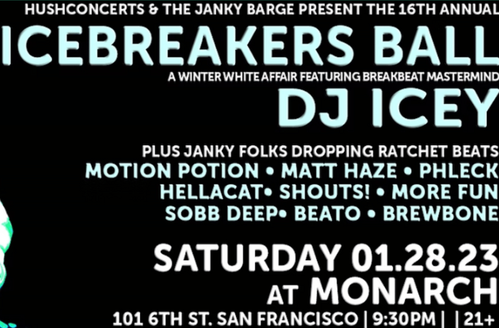 Today is the 16th annual Icebreakers Ball with DJ ICEY. Will we see you there?

#IceBreakersBall #DJICEY #SanFranciscoMusic #HUSHconcerts